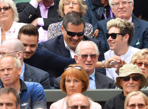 Liam Payne, Niall Horan, Wimbledon Liam Payne, Niall Horan, Wimbledon